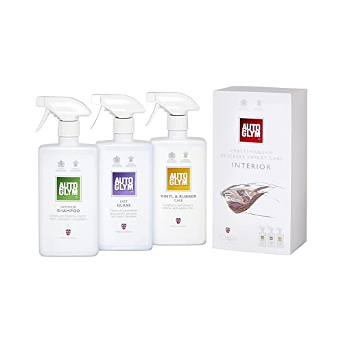 Autoglym Interior Cleaning Kit with Shampoo, Fast Glass