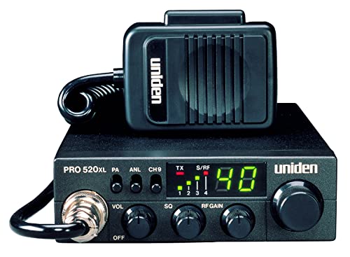 Uniden PRO520XL CB Radio - Compact Design, 40-Channels