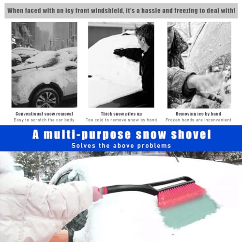 27'' Ice Car Snow Brush and Scraper Set