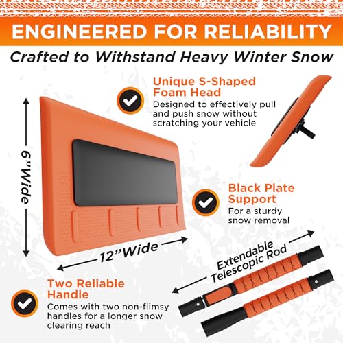 Winter Car Kit with 55" Snow Brush & Ice Scraper