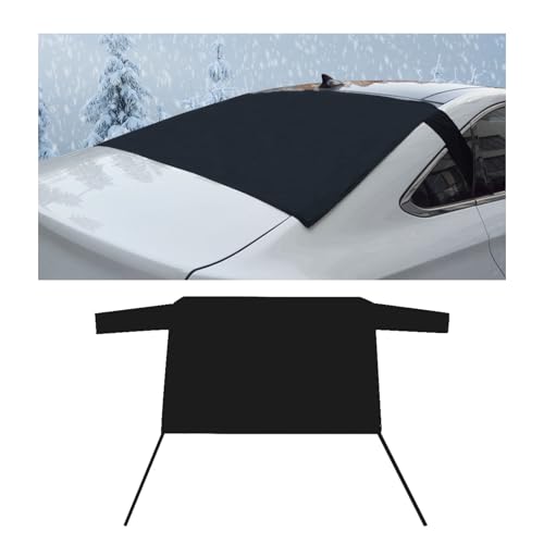 Augeny Car Rear Windshield Cover with Side Mirror Cover