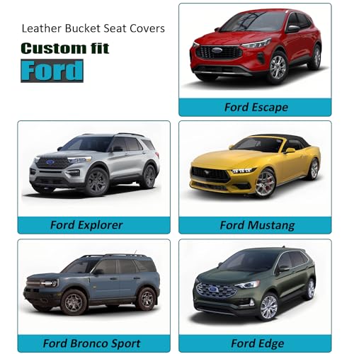 Custom Fit Leather Seat Covers for Ford Vehicles