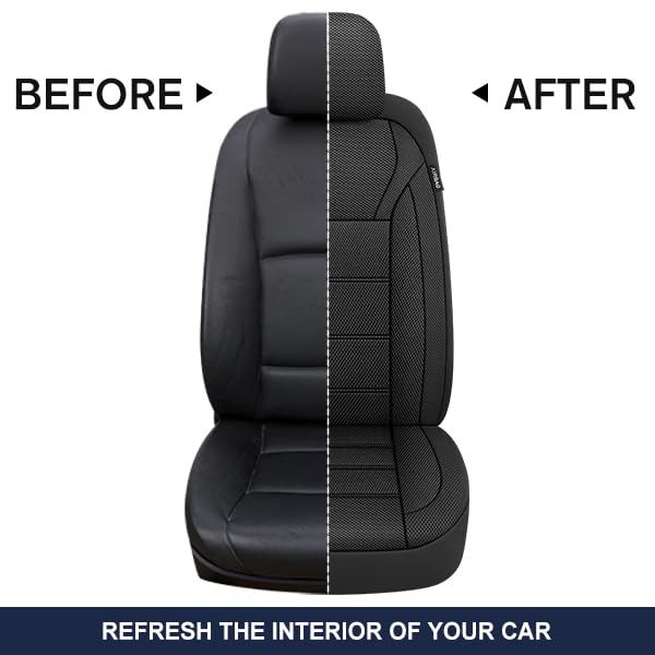 Breathable Car Seat Covers, 2 Front Set, Universal Fit
