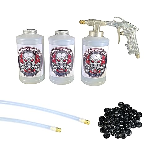 Undercoating Spray Gun Kit with Fluid Film & Wool Wax