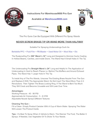 Fluid Film Gallon with Pro Undercoating Gun & Accessories