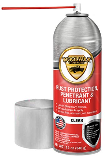 Clear straw woolwax undercoating kit spray can automotive