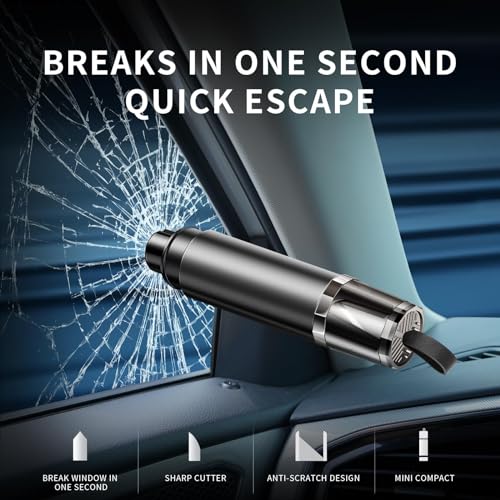 Emergency Car Safety Hammer with Seat Belt Cutter