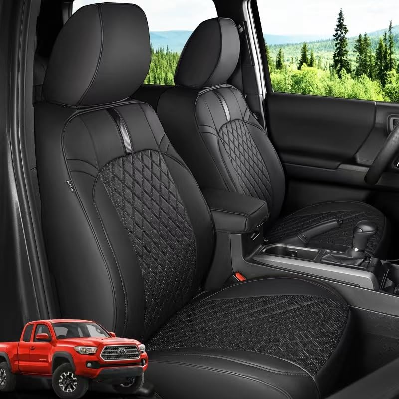 Tacoma Seat Covers 2016-2023, Full Coverage for Double/Crew