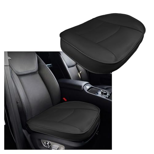 Universal PU Leather Car Seat Bottom Protector, Black