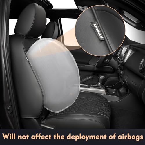 Tacoma Seat Covers 2016-2023, Full Coverage for Double/Crew