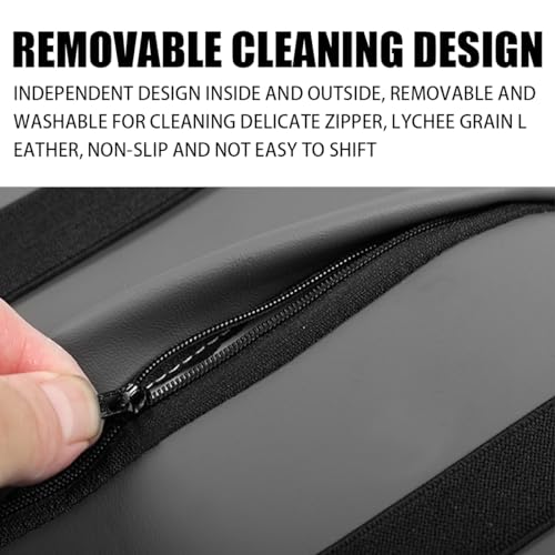 Car Armrest Cushion with Memory Foam and Organizer