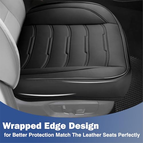 FONESO Premium PU Leather Car Seat Covers, 1 Pack