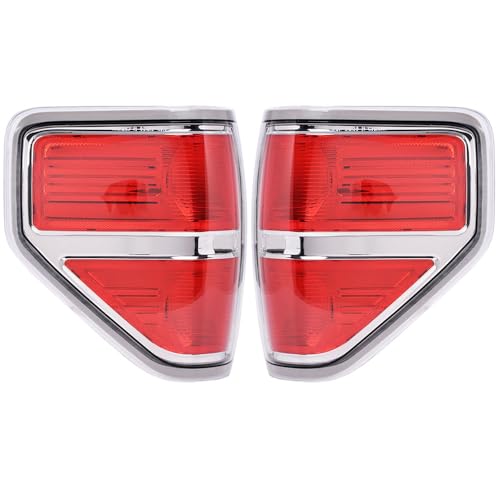 Chrome Trim Tail Lights for 2009-2014 Ford F150