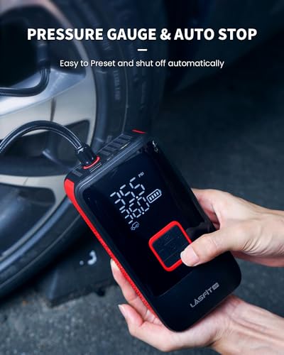 LASFIT AIR TK1 Portable 12V Tire Inflator Compressor