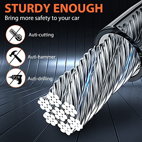 Universal Steering Wheel and Seat Belt Anti-Theft Lock