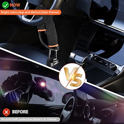 Universal Steering Wheel and Seat Belt Anti-Theft Lock