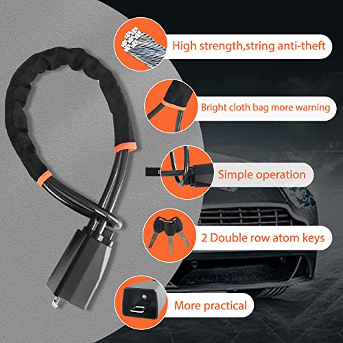 Universal Steering Wheel and Seat Belt Anti-Theft Lock