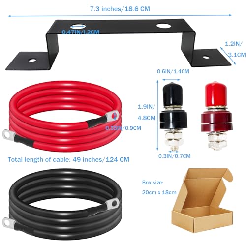 Car Battery Jump Starter and Relocation Kit & Mount