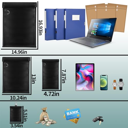 Faraday Bags Signal Blocker for Car Key & Devices