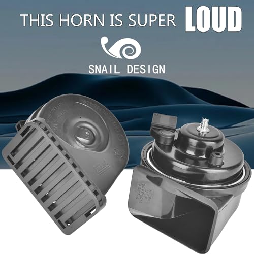 12V Loud Snail Horn Kit for Toyota: Upgraded Grille