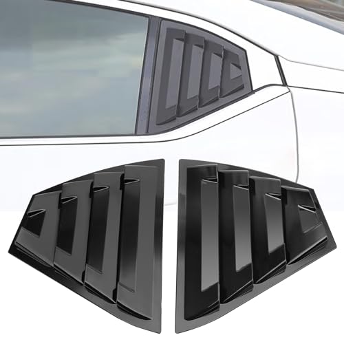 Glossy Black Window Louvers for Nissan Sentra