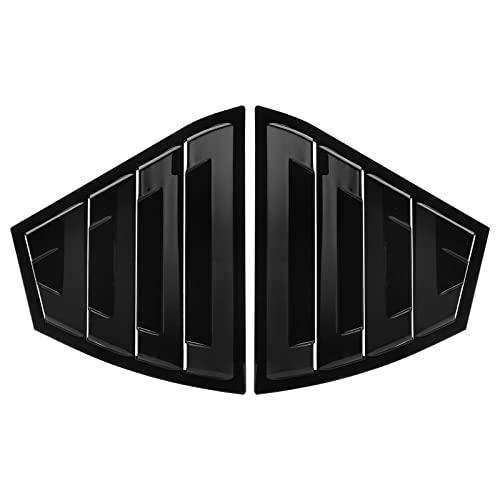 Glossy Black Window Louvers for Nissan Sentra