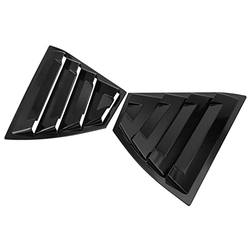Glossy Black Window Louvers for Nissan Sentra