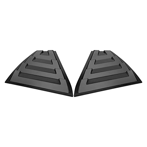 Glossy Black Window Louvers for Nissan Sentra