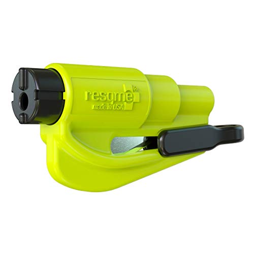resqme Car Escape Tool: Seatbelt Cutter & Window Breaker