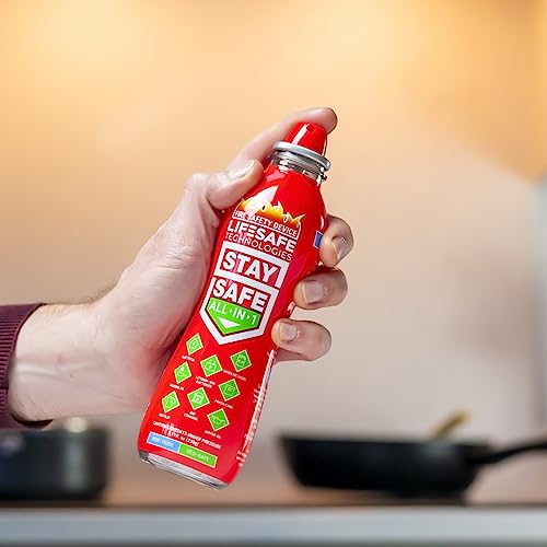 Compact All-in-1 Fire Extinguisher | Versatile, Tackles 10 Fires