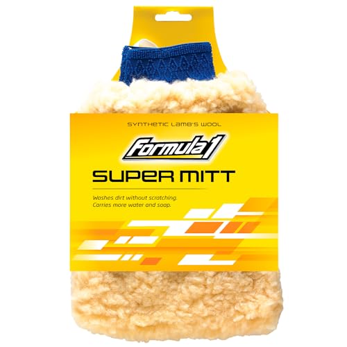 Synthetic Lambs Wool Car Wash Mitt & Duster