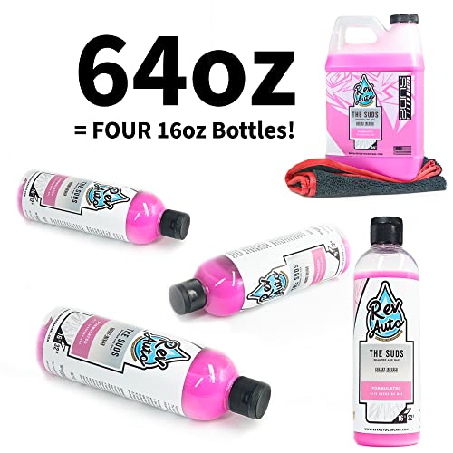 Rev Auto's Wash and Wax Car Kit - 64 oz