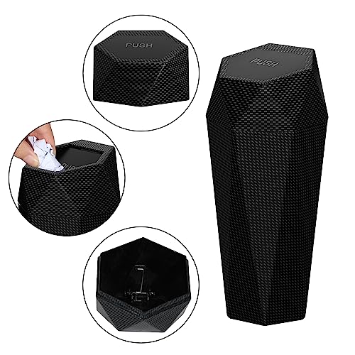 2 Pack Car Trash Cans with Diamond Design