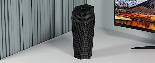 2 Pack Car Trash Cans with Diamond Design