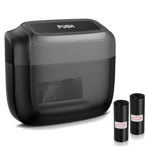 Car Trash Bin with Cover & Built-In Storage