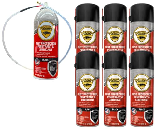 Black 6 Pack Rust Inhibitor Spray with Extension Wand