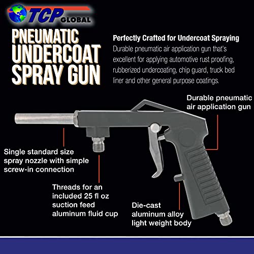 Air Undercoating Spray Gun for Truck Bed Liner