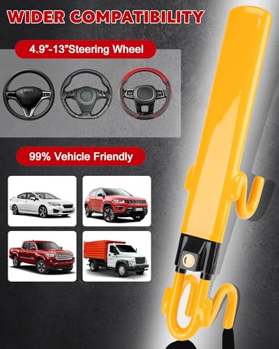Tevlaphee Steering Wheel Lock - Ultimate Car Security