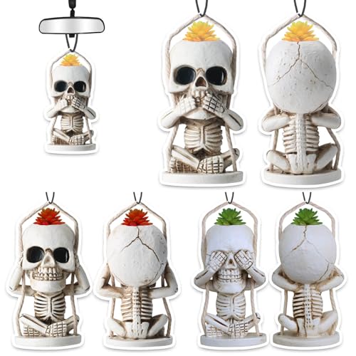 Gothic Skull Car Air Fresheners - 3 Pack