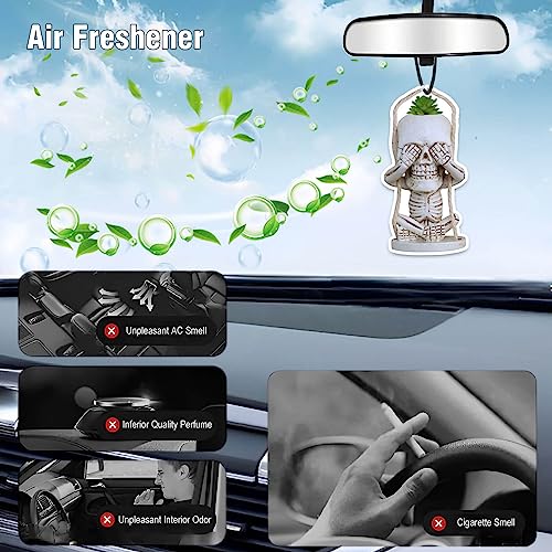 Gothic Skull Car Air Fresheners - 3 Pack