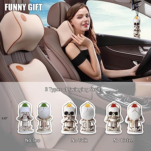Gothic Skull Car Air Fresheners - 3 Pack