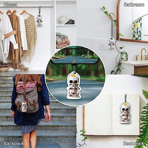 Gothic Skull Car Air Fresheners - 3 Pack