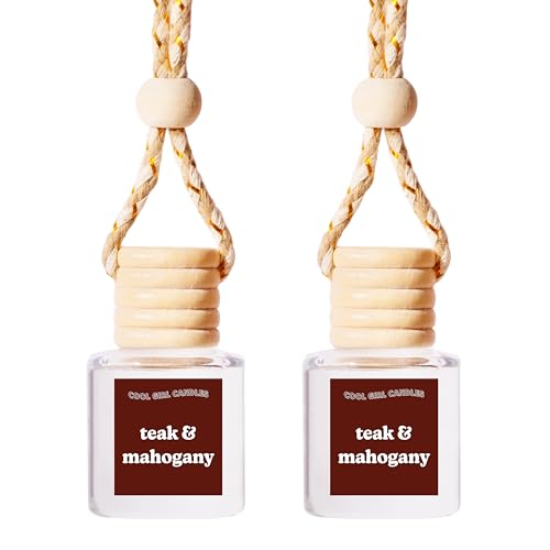 Teakwood & Mahogany Hanging Car Air Freshener Diffuser
