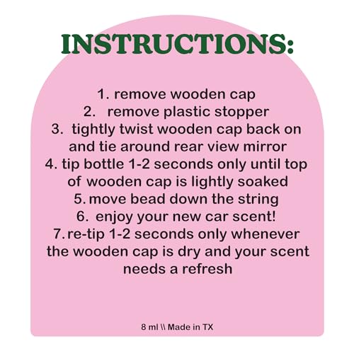 Teakwood & Mahogany Hanging Car Air Freshener Diffuser