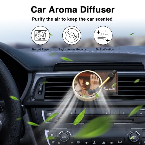 Vinyl Album Cover Car Vent Air Freshener Clips