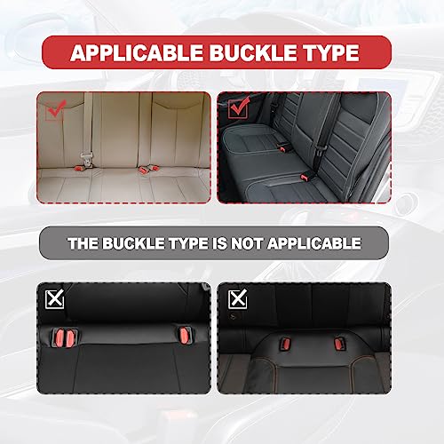 Seat Belt Holder for Rear Seats, Child-Friendly, Red
