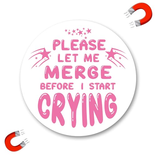 Merge with Me Magnet Decal: Heavy-Duty for Cars & Trucks