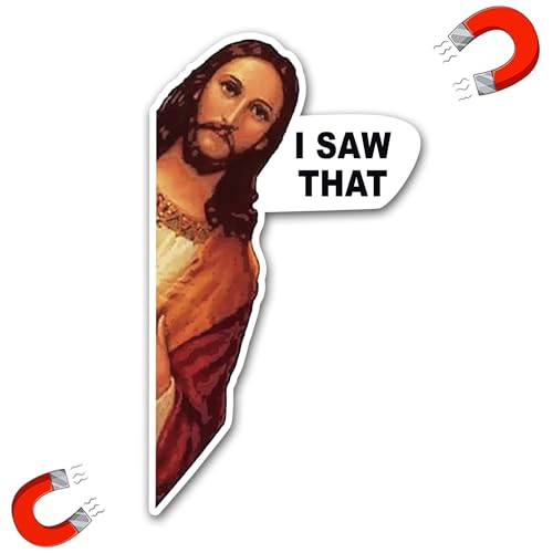 Funny Jesus Car Sticker Magnet for Vehicle & Truck