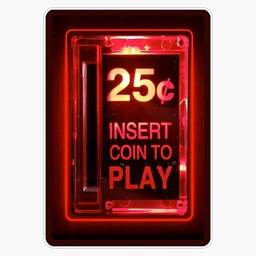 Arcade Retro Vinyl Sticker Decal Magnet 5
