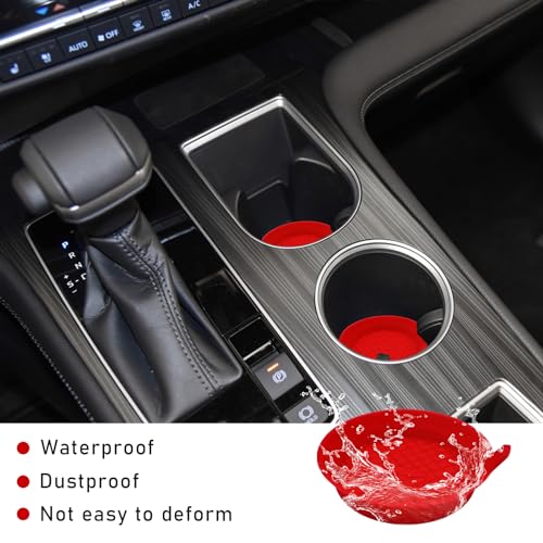 Sylvil 2 PCS Non-Slip Silicone Car Cup Coasters